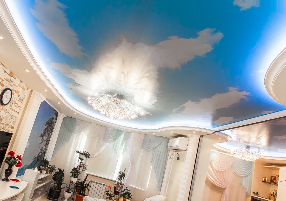 Заказать потолок с фотопечатью в г. Киселёвск